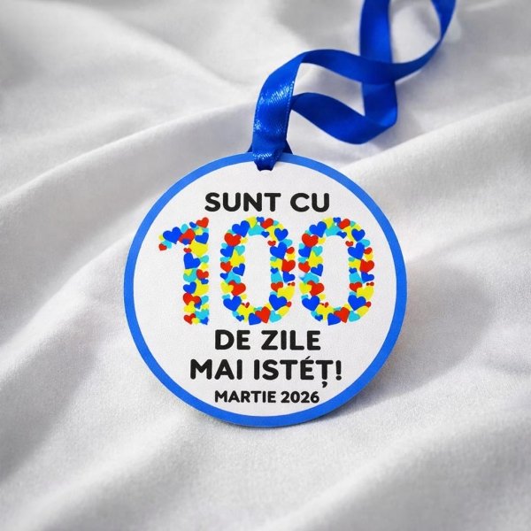 Medalie „100 de zile de școală”