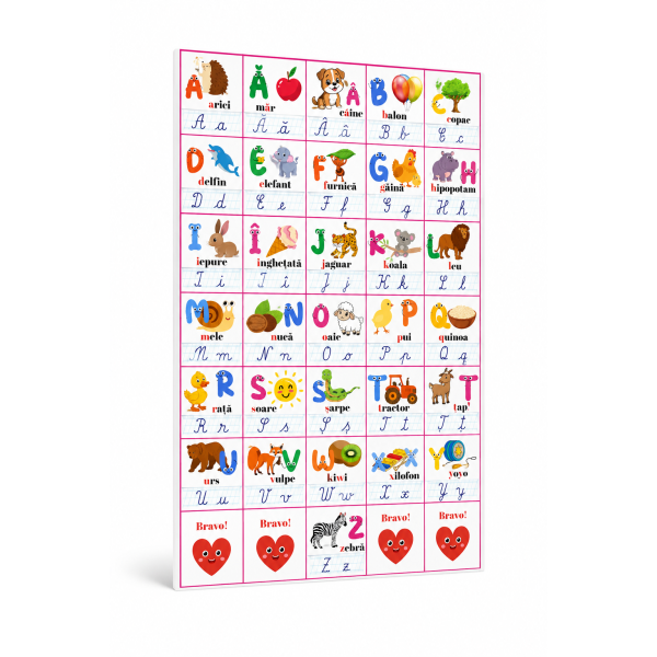 Set „Alfabet ilustrat” - Clasa I